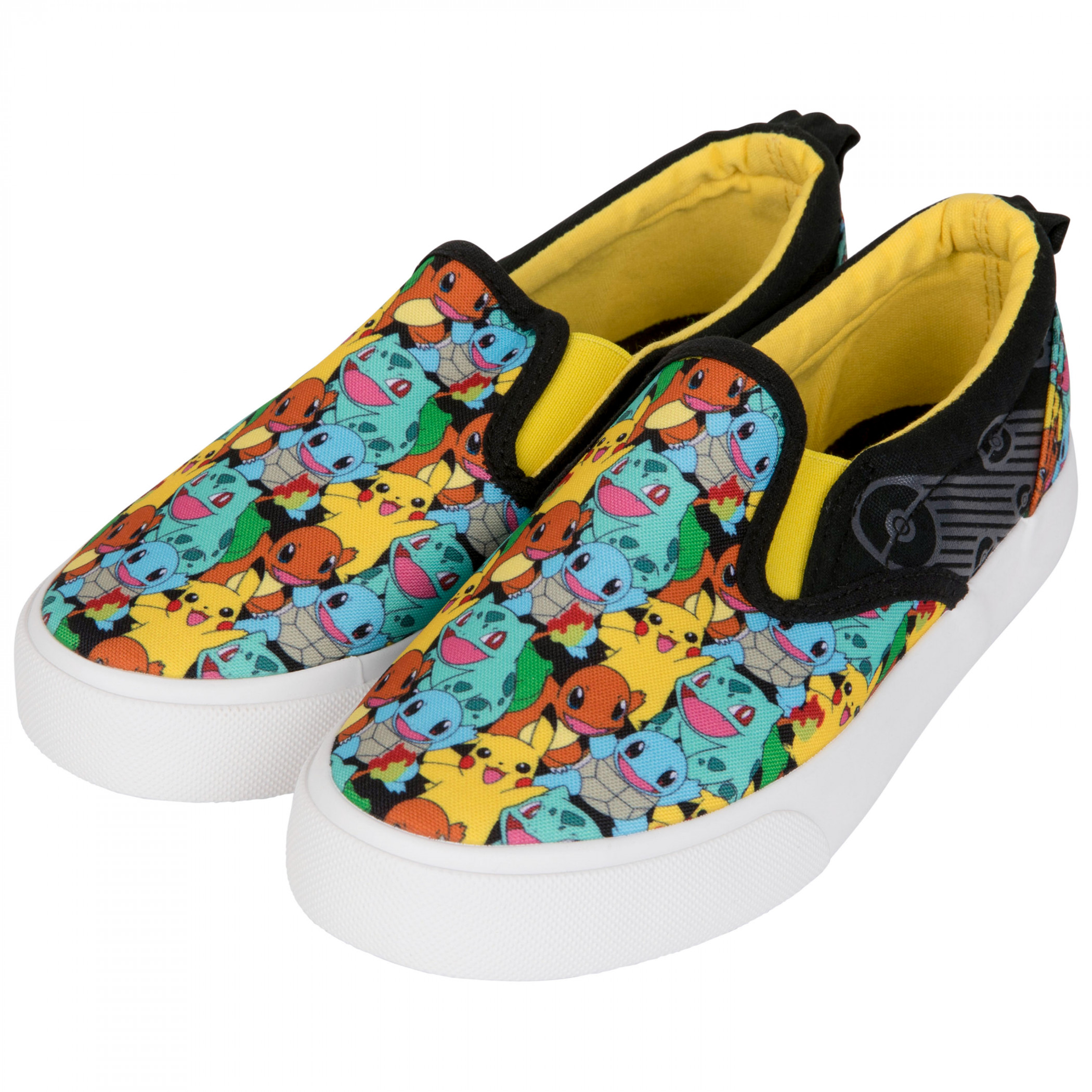 Multi colored store slip on shoes